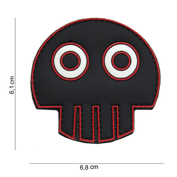 444130 3967 99 01 <p>Voeg een unieke touch toe aan je uitrusting met het Embleem 3D PVC Big Eye Skull #11154. Dit opvallende embleem is vervaardigd uit duurzaam PVC en beschikt over een praktische klittenbandsluiting aan de achterzijde, waardoor het eenvoudig te bevestigen is op jassen, tassen of andere uitrusting. Ideaal voor militaire en outdoor enthousiastelingen die zich willen onderscheiden met een stoer design.</p>
