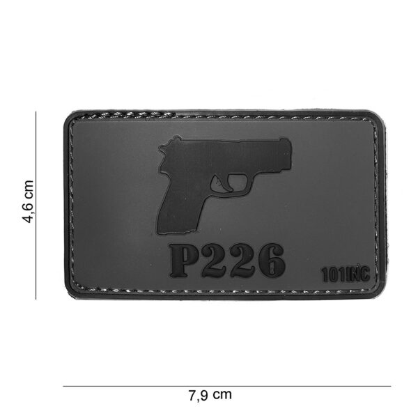 444130 4040 99 01 <p>Het Embleem 3D PVC P226 #15078 is een hoogwaardige patch met een unieke uitstraling, perfect voor militaire en outdoor liefhebbers. Dit duurzame embleem is vervaardigd uit stevig PVC en beschikt over een handige klittenband aan de achterzijde, waardoor het eenvoudig te bevestigen is op jassen, tassen of andere uitrusting. Voeg een persoonlijk tintje toe aan je gear met dit stijlvolle embleem dat niet alleen praktisch is, maar ook een statement maakt.</p>