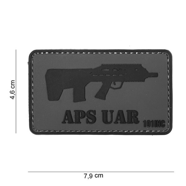 444130 4046 99 01 <p>Het Embleem 3D PVC APS UAR #15072 is een hoogwaardig embleem dat perfect is voor het personaliseren van uw militaire of outdoor uitrusting. Dit duurzame PVC-embleem is voorzien van klittenband aan de achterzijde, waardoor het eenvoudig te bevestigen en verwijderen is. Of u het nu op een tas, jas of andere uitrusting wilt aanbrengen, dit embleem voegt een unieke touch toe aan uw gear. Een must-have voor elke serieuze outdoor liefhebber.</p>