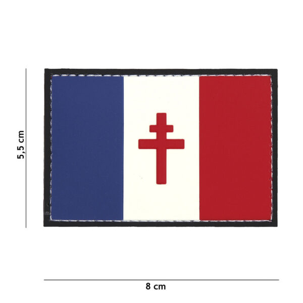 444130 4099 99 01 <p>Ontdek het Embleem 3D PVC Franse vrijheid #9044, een uniek embleem dat perfect is voor elke liefhebber van militaire en outdoor uitrusting. Dit hoogwaardige PVC-embleem is voorzien van een praktische klittenband aan de achterzijde, waardoor je het eenvoudig kunt bevestigen aan verschillende kleding of uitrusting. Met zijn opvallende ontwerp en symboliek is dit embleem niet alleen een stijlvolle aanvulling, maar ook een statement van vrijheid en trots. Voeg dit embleem toe aan je collectie en laat je avontuurlijke geest spreken!</p>