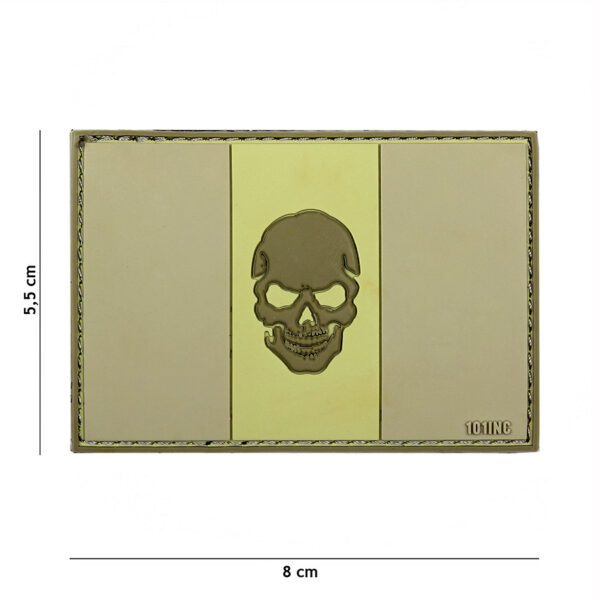 444130 5024 99 01 <p>Voeg een stoere uitstraling toe aan je outfit met het 3D PVC embleem van de Italiaanse vlag, inclusief een subtiele skull. Dit hoogwaardige embleem is vervaardigd van duurzaam PVC en is voorzien van klittenband aan de achterzijde, waardoor je het eenvoudig kunt bevestigen op je kleding of uitrusting. Perfect voor militaire en outdoor liefhebbers die hun stijl willen personaliseren met een uniek en herkenbaar ontwerp.</p>