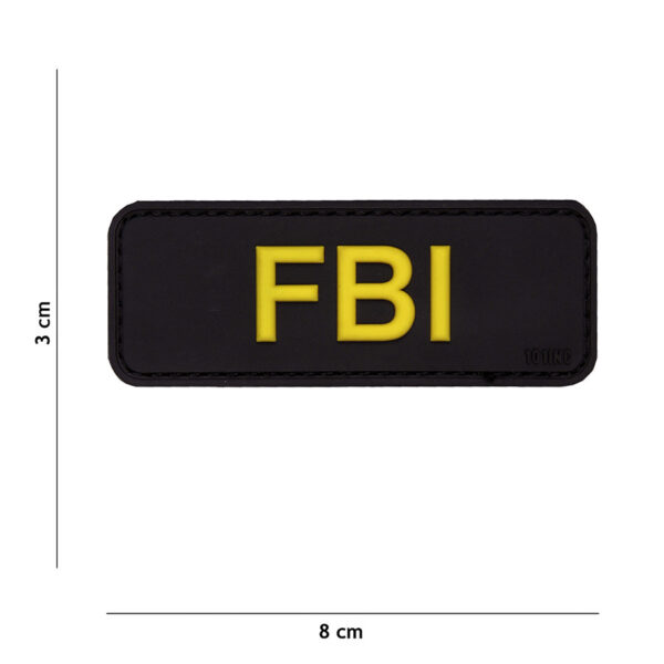 444130 5056 99 01 <p>Voeg een professioneel tintje toe aan uw outfit met het Embleem 3D PVC FBI in zwart (#17043). Dit hoogwaardige embleem is vervaardigd uit duurzaam PVC en is voorzien van klittenband aan de achterzijde, waardoor het eenvoudig te bevestigen is op kleding of uitrusting. Perfect voor outdoor activiteiten, militaire evenementen of als onderdeel van uw dagelijkse outfit. Maak een statement met dit herkenbare embleem en laat zien waar u voor staat.</p>