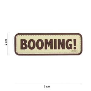 Embleem 3D PVC Booming! beige #18049