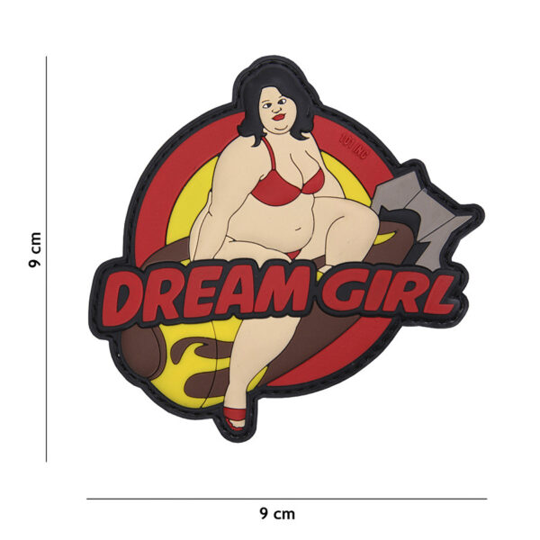 444130 5083 99 01 <p>Het 3D PVC Embleem Dream girl #17031 is een opvallende toevoeging aan uw militaire of outdoor uitrusting. Dit hoogwaardige embleem is vervaardigd uit duurzaam PVC en is voorzien van klittenband aan de achterzijde, waardoor het eenvoudig op verschillende stoffen en uitrustingen kan worden bevestigd. Het unieke design en de levendige kleuren maken het een perfecte keuze voor zowel verzamelaars als voor het personaliseren van uw gear. Voeg een vleugje stijl toe aan uw outfit met dit bijzondere embleem.</p>