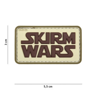 Embleem 3D PVC Skirm Wars coyote #18059