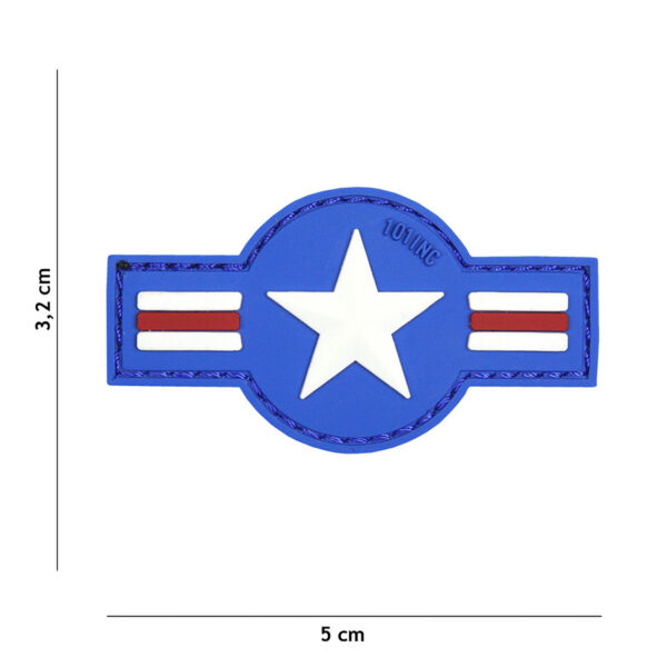 444130 5154 99 01 <p>Het 3D PVC embleem van de U.S. Air Force in blauw is een must-have voor elke militaire en outdoor liefhebber. Dit hoogwaardige embleem is voorzien van klittenband aan de achterzijde, waardoor het eenvoudig te bevestigen is op kleding, tassen of uitrusting. Met zijn opvallende ontwerp en duurzame materialen is dit embleem niet alleen een stijlvolle toevoeging, maar ook een symbool van trots en toewijding aan de luchtmacht. Perfect voor gebruik tijdens avontuurlijke activiteiten of als collectorsitem.</p>