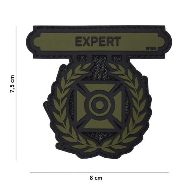444130 5178 99 01 <p>Het Embleem 3D PVC Expert in groen (#17062) is een veelzijdige toevoeging aan uw outdoor- of militaire uitrusting. Dit duurzame embleem is vervaardigd van hoogwaardig PVC en uitgerust met klittenband aan de achterzijde, waardoor het eenvoudig aan uw kleding of uitrusting kan worden bevestigd. Met zijn opvallende 3D-design is het niet alleen functioneel, maar ook een echte eyecatcher. Perfect voor iedereen die zijn uitrusting een persoonlijke touch wil geven of zijn teamidentiteit wil benadrukken.</p>