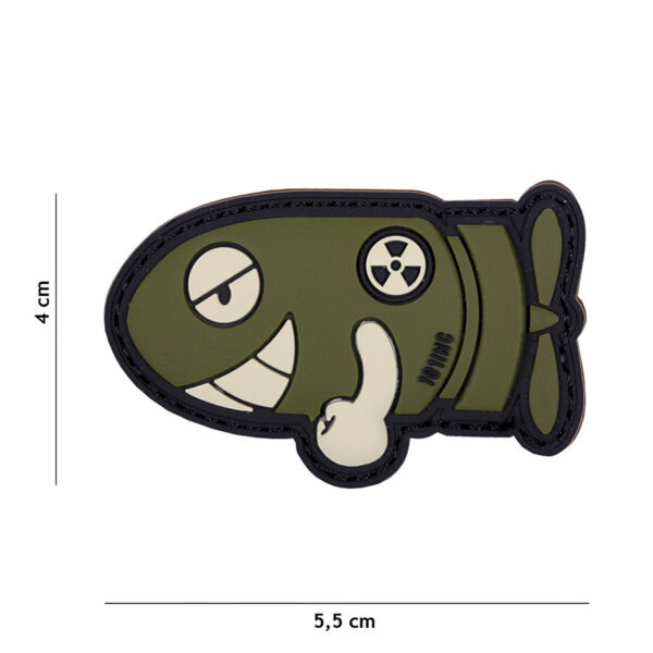 444130 5195 99 01 <p>Voeg een vleugje humor toe aan je uitrusting met het 3D PVC embleem 'Funny Torpedo' in de kleur groen (#17051). Dit unieke embleem is voorzien van een handige klittenbandsluiting aan de achterzijde, waardoor het eenvoudig op verschillende kledingstukken of uitrusting kan worden bevestigd. Perfect voor militaire en outdoor liefhebbers die een persoonlijke touch aan hun gear willen geven. Maak je outfit compleet met dit opvallende en speelse embleem.</p>