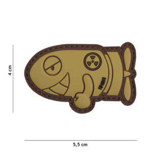 Embleem 3D PVC Funny torpedo coyote #17049