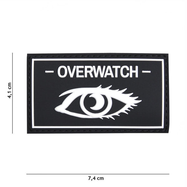 444130 5241 99 01 <p>Voeg een stoere uitstraling toe aan je uitrusting met het Embleem 3D PVC Overwatch in zwart (#12045). Dit hoogwaardige embleem is vervaardigd van duurzaam PVC en voorzien van klittenband aan de achterzijde, waardoor het eenvoudig te bevestigen is op jassen, tassen of andere uitrusting. Ideaal voor zowel militaire toepassingen als outdoor activiteiten, dit embleem is een must-have voor elke fan van de Overwatch stijl.</p>