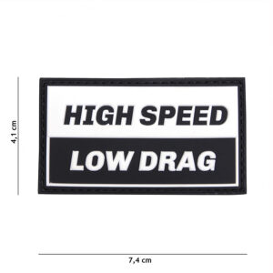 Embleem 3D PVC High speed zwart #17033
