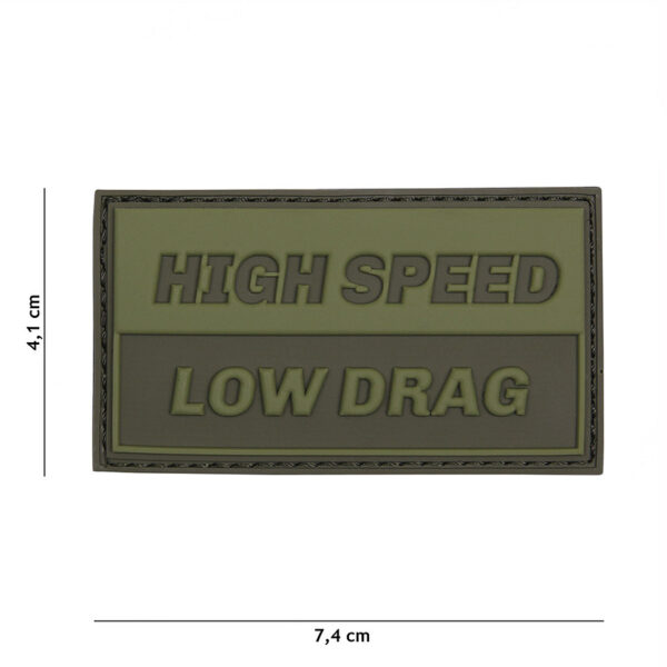 444130 5252 99 01 <p>Ontdek het Embleem 3D PVC High Speed in groen (#16116), een perfect accessoire voor elke militaire of outdoor uitrusting. Dit hoogwaardige embleem is vervaardigd uit duurzaam PVC en is voorzien van een praktische klittenband achterzijde, waardoor je het eenvoudig kunt bevestigen op jassen, rugzakken of andere uitrusting. Geef je gear een unieke uitstraling met dit stijlvolle en functionele embleem.</p>