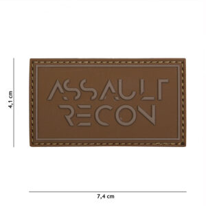 Embleem 3D PVC Assault recon coyote #12046