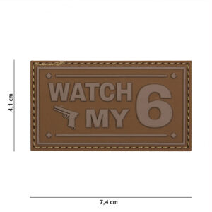Embleem 3D PVC Watch my coyote #16118