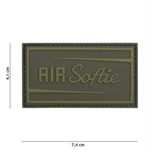 Embleem 3D PVC Air Softie groen #19037