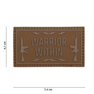 Embleem 3D PVC Warrior within coyote #16111