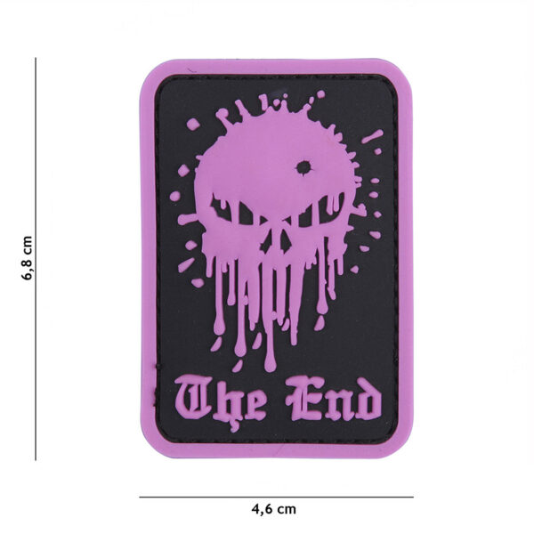 444130 5314 99 01 <p>Voeg een unieke touch toe aan je uitrusting met het Embleem 3D PVC Skull The End in roze (#9025). Dit stoere embleem is vervaardigd uit duurzaam PVC en is voorzien van klittenband aan de achterzijde, waardoor het eenvoudig op verschillende oppervlakken bevestigd kan worden. Perfect voor het personaliseren van kleding, tassen of andere uitrusting. Maak een statement met dit opvallende embleem dat zowel stijl als karakter uitstraalt.</p>