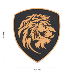Embleem 3D PVC Nederlandse leeuw #20028