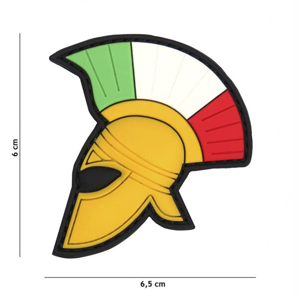 444130 5351 99 01 <p>Voeg een stoere touch toe aan je outfit met het 3D PVC Embleem van een Spartaanse helm. Dit hoogwaardige embleem is voorzien van een stevige klittenband aan de achterzijde, waardoor je het eenvoudig kunt bevestigen aan kleding of uitrusting. Perfect voor militaire en outdoor liefhebbers die hun stijl willen personaliseren. Met zijn gedetailleerde ontwerp is dit embleem niet alleen functioneel, maar ook een echte blikvanger.</p>