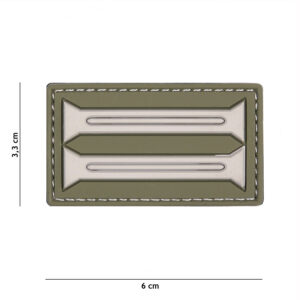 Embleem 3D PVC Duitse Insignia groen #20040