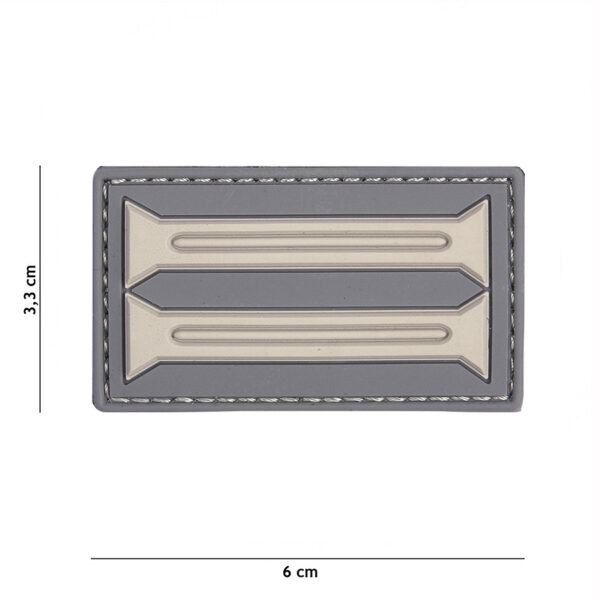 444130 5363 99 01 <p>Het Embleem 3D PVC Duitse Insignia in grijs #20041 is een hoogwaardig en duurzaam embleem, vervaardigd van PVC met een praktische klittenband achterzijde. Dit embleem is ideaal voor het personaliseren van uw militaire of outdoor uitrusting. Met zijn realistische 3D-ontwerp en stevige afwerking is het perfect voor gebruik op kleding, rugzakken of andere uitrusting. Voeg een authentiek detail toe aan uw collectie en onderscheid uzelf met dit unieke embleem.</p>