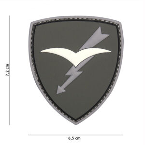 Embleem 3D PVC Paratroopers Brigade Folgore grijs #20065
