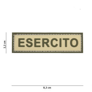 Embleem 3D PVC Esercito coyote/groen #20068