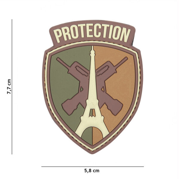 444130 5397 99 01 <p>Voeg een unieke touch toe aan je uitrusting met het Embleem 3D PVC Protection #11106. Dit duurzame embleem is vervaardigd van hoogwaardig PVC en beschikt over een handige klittenband aan de achterzijde, waardoor het eenvoudig te bevestigen is op jassen, rugzakken of hoeden. Perfect voor militaire en outdoor enthousiastelingen die hun stijl willen personaliseren en tegelijkertijd een statement willen maken. Dit embleem is een must-have voor elke collectie.</p>