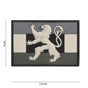 Embleem 3D PVC Benelux vlag grijs #20070