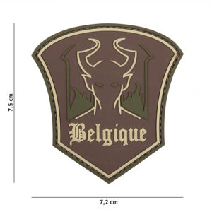 Embleem 3D PVC Belgische duivel #20073