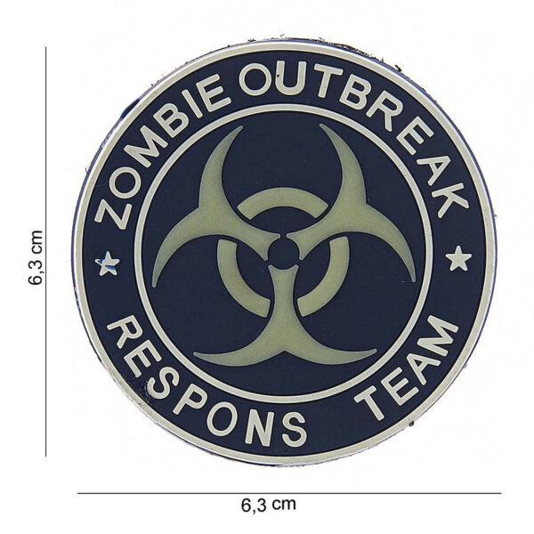 444150 3708 99 01 <p>Voeg een unieke touch toe aan je uitrusting met het 3D PVC embleem van het Zombie Outbreak Respons Team (SKU: 444150-3708). Dit hoogwaardige embleem is voorzien van klittenband aan de achterzijde, waardoor het eenvoudig kan worden bevestigd aan jassen, rugzakken of andere gear. Perfect voor fans van zombie thema’s en ideaal voor gebruik tijdens outdoor activiteiten of evenementen. Maak een statement en laat zien dat jij klaar bent voor de ultieme survivalervaring!</p>