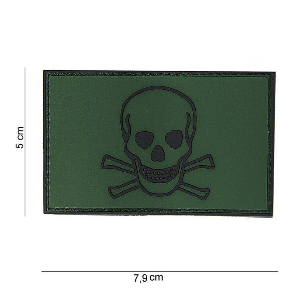 444180 3742 99 01 <p>Voeg een stoere touch toe aan je uitrusting met het Embleem 3D PVC Skull and Bones #10070. Dit hoogwaardige embleem is vervaardigd uit duurzaam PVC en voorzien van een praktische klittenband aan de achterzijde, waardoor je het eenvoudig kunt bevestigen op kleding, tassen of andere uitrusting. Perfect voor de outdoor-enthousiast of militaire liefhebber die zijn stijl wil accentueren met een uniek en herkenbaar ontwerp.</p>
