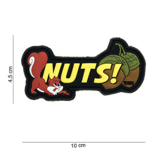 Embleem 3D PVC Nuts geel #14018
