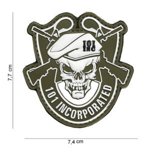 Embleem 3D PVC 101 Incorporated groen #15039
