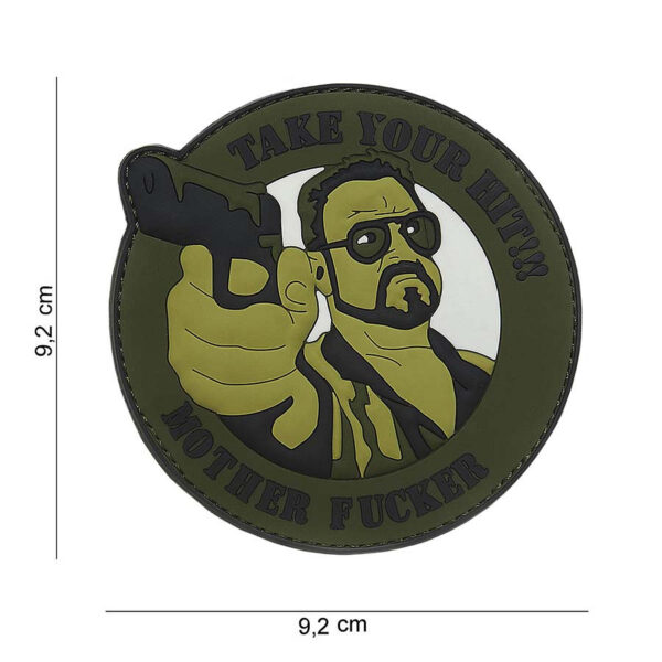 444180 3976 99 444180 3976 99 01 <p>Het 3D PVC embleem 'Take your hit' in de kleur groen is een must-have voor elke militaire en outdoor liefhebber. Dit stevige embleem is voorzien van klittenband aan de achterzijde, waardoor het eenvoudig op verschillende uitrustingen kan worden bevestigd. Of je nu je tactische vest of rugzak wilt personaliseren, dit embleem voegt een unieke en stoere uitstraling toe. Met zijn duurzame constructie is het ideaal voor intensief gebruik in uitdagende omgevingen.</p>