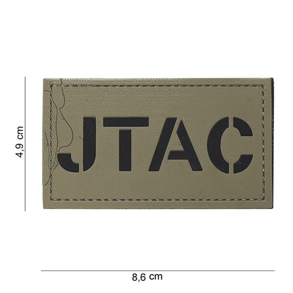 444180 4069 99 01 <p>Ontdek het Embleem 3D PVC JTAC coyote #16104, een hoogwaardig embleem met een praktische klittenband achterzijde. Dit embleem is ideaal voor het personaliseren van je uitrusting en geeft een stoere uitstraling aan je militaire of outdoor gear. Met zijn stevige constructie en veelzijdigheid is het perfect voor zowel dagelijkse gebruik als speciale missies. Voeg dit unieke embleem toe aan je collectie en laat zien waar je voor staat.</p>