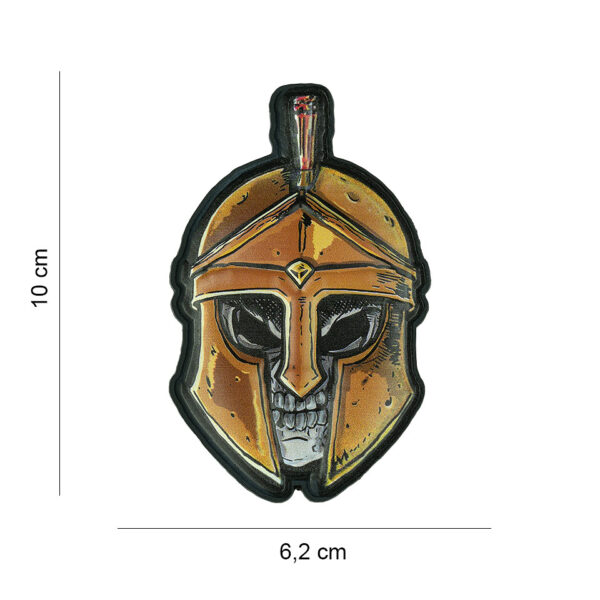 444300 16001 99 01 <p>Voeg een stoere uitstraling toe aan je uitrusting met het Embleem 3D UV Skull spartaan #8036. Dit hoogwaardige embleem is vervaardigd uit UV-bestendig PVC en beschikt over een handige klittenband aan de achterzijde, waardoor je het eenvoudig kunt bevestigen op kleding of uitrusting. Perfect voor militaire en outdoor liefhebbers die op zoek zijn naar een unieke touch.</p>