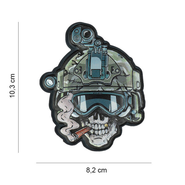 444300 16008 99 01 <p>Voeg een stoere uitstraling toe aan je uitrusting met het Embleem 3D UV Skull operator #8043. Dit hoogwaardige embleem is vervaardigd uit duurzaam PVC en voorzien van een stevige klittenbandsluiting aan de achterzijde, waardoor het eenvoudig te bevestigen is op kleding of gear. Perfect voor de militaire en outdoor liefhebber die zijn of haar persoonlijke stijl wil benadrukken.</p>