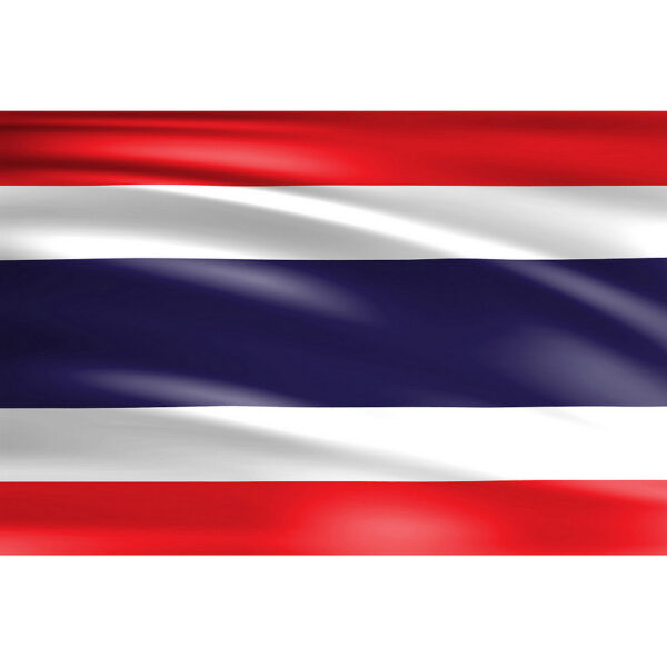 447200 059 75 01 <p>De vlag van Thailand is vervaardigd uit 100% hoogwaardig polyester, wat zorgt voor duurzaamheid en kleurvastheid. Met een royale afmeting van 1 x 1,5 meter is deze vlag perfect voor zowel binnen- als buitengebruik. Of je nu een evenement organiseert, een sportteam ondersteunt of je liefde voor Thailand wilt tonen, deze vlag is een ideale keuze. Beschikbaar in diverse kleuropties, geeft deze vlag een opvallende uitstraling.</p>