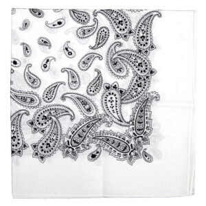 Bandana patroon wit #130