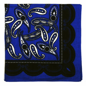Bandana patroon blauw #131