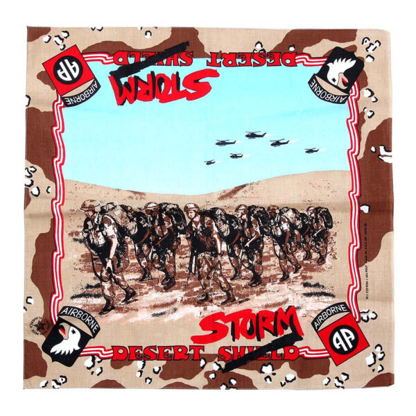 217190 383 75 01 <p>De Bandana Airborne #116 is vervaardigd uit 100% katoen en biedt zowel comfort als stijl. Met een divers scala aan kleuren is deze bandana perfect voor elke gelegenheid, of je nu onderweg bent of je outfit wilt aanvullen. De veelzijdigheid en het ademende materiaal maken het een ideale keuze voor outdoor activiteiten en dagelijkse draagmomenten. Een must-have accessoire voor iedere avontuurlijke geest!</p>