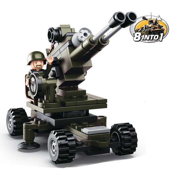 413227 99 01 <p>Ontdek de Sluban Artillery M38-B0587E (#16170), een unieke bouwset die perfect is voor liefhebbers van militaire modellen. Deze set biedt een geweldige manier om je creativiteit en bouwvaardigheden te combineren met legergerelateerde thema's. Sluban is compatibel met andere bekende bouwsteenmerken, waardoor je eindeloze mogelijkheden hebt om je verzameling uit te breiden. Met deze bouwset haal je niet alleen plezier in huis, maar ook een stukje geschiedenis!</p>