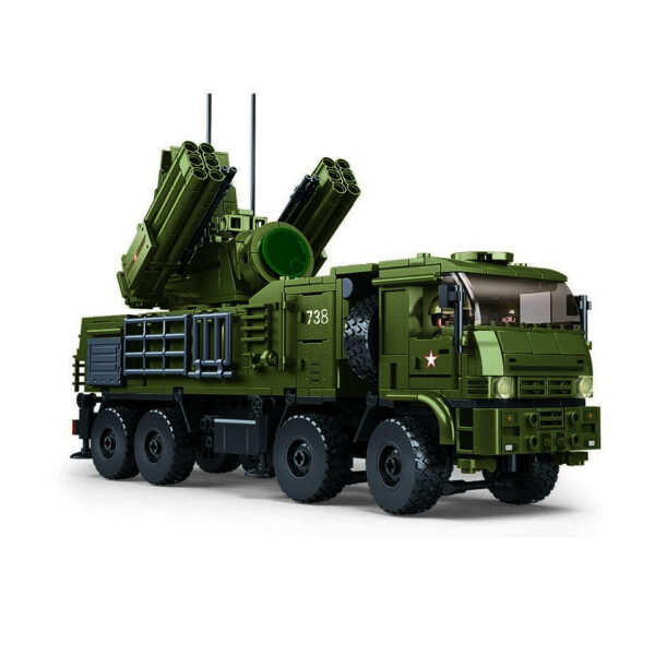 413356 99 01 <p>Ontdek de Sluban Pantsir S1S M38-B1252 #16079, een unieke bouwset die perfect is voor liefhebbers van militaire modellen. Deze set bevat 669 blokjes en 2 minifiguren, waardoor je een gedetailleerd Pantsir S1S systeem kunt bouwen. Met een gemiddelde moeilijkheidsgraad is deze set geschikt voor kinderen vanaf 8 jaar. Bovendien zijn de bouwstenen compatibel met andere populaire merken, zodat je je creativiteit kunt uiten zonder beperkingen. Een must-have voor elke bouwsteentjesfan!</p>