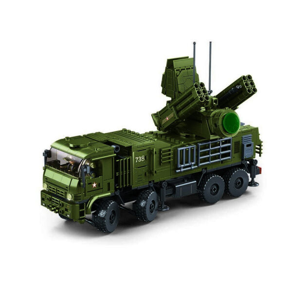 413356 99 03 <p>Ontdek de Sluban Pantsir S1S M38-B1252 #16079, een unieke bouwset die perfect is voor liefhebbers van militaire modellen. Deze set bevat 669 blokjes en 2 minifiguren, waardoor je een gedetailleerd Pantsir S1S systeem kunt bouwen. Met een gemiddelde moeilijkheidsgraad is deze set geschikt voor kinderen vanaf 8 jaar. Bovendien zijn de bouwstenen compatibel met andere populaire merken, zodat je je creativiteit kunt uiten zonder beperkingen. Een must-have voor elke bouwsteentjesfan!</p>