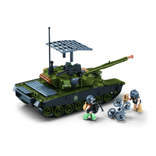 413357 99 02 <p>Ontdek de Sluban Army tank IFR T90AS M38-B1257 #16075, een indrukwekkende bouwset met 326 blokjes en 3 minifiguren. Deze set is perfect voor jonge bouwliefhebbers vanaf 6 jaar en biedt urenlang plezier. Sluban is compatibel met andere grote bouwsteenmerken, waardoor je je creatieve mogelijkheden kunt uitbreiden. Met een doosafmeting van 38 x 28,5 x 6,7 cm is deze set een uitstekende aanvulling voor elke verzamelaar van militaire bouwsets.</p>