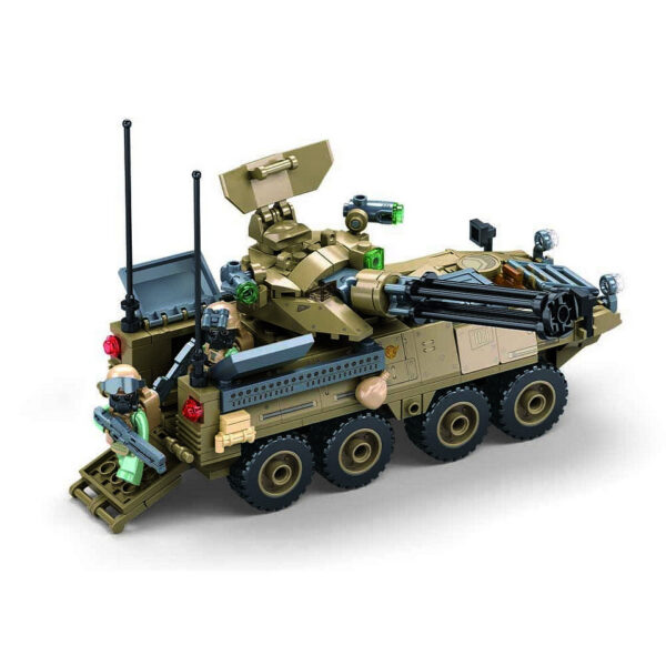 413358 99 04 <p>De Sluban Army tank OEF Stryker ADS M38-B1258 #16071 is een spannende bouwset voor de jonge defensieliefhebber. Met 320 blokjes en 3 minifiguren biedt deze set urenlang bouwplezier. Sluban staat bekend om zijn compatibiliteit met andere grote bouwsteenmerken, waardoor je creativiteit geen grenzen kent. Geschikt voor kinderen vanaf 6 jaar, met een gemiddelde moeilijkheidsgraad. Verken de wereld van militaire voertuigen met deze unieke tank set.</p>