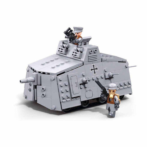 413362 99 01 <p>De Sluban Army aanvallende tank WWI - 47Vs M38-B1295 is een spannende bouwset voor de echte legerminnaar. Met 506 bouwstenen en 5 minifiguren biedt deze set een uitdagende en leuke ervaring voor kinderen vanaf 6 jaar. De gemiddelde moeilijkheidsgraad zorgt ervoor dat zowel beginners als ervaren bouwers zich kunnen vermaken. Bovendien is het compatibel met andere grote bouwsteenmerken, wat het uitbreiden van je verzameling eenvoudig maakt. Laat je creativiteit de vrije loop met deze gedetailleerde tankset!</p>