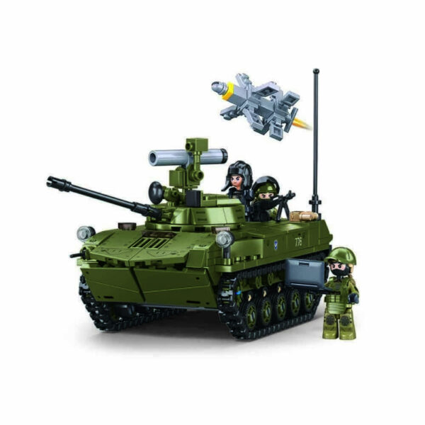 413368 99 03 <p>Bouw het indrukwekkende Sluban BMD-2S Airborne Armored Vehicle met deze 2-in-1 bouwset. Met 530 bouwstenen kun je twee verschillende modellen creëren, perfect voor de jonge bouwliefhebber vanaf 8 jaar. De set is compatibel met andere grote bouwsteenmerken, waardoor je eindeloze mogelijkheden hebt om je creaties uit te breiden. Laat je verbeelding de vrije loop met deze militaire bouwset!</p>