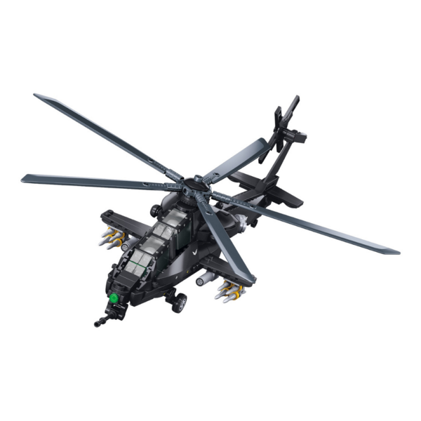 413373 99 01 <p>Bouw de indrukwekkende Sluban WZ-10S aanvalshelikopter op schaal 1:45 met deze 419-delige bouwset. Dit model is perfect voor liefhebbers van militaire voertuigen en past uitstekend in elke verzameling. De bouwstenen zijn compatibel met andere grote merken, waardoor je eindeloos kunt combineren. Geschikt voor kinderen vanaf 8 jaar, deze set biedt niet alleen een uitdagend bouwproject, maar ook een prachtig eindresultaat.</p>
